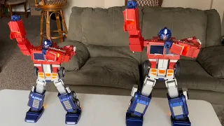 Robosen Optimus Prime performs The Touch