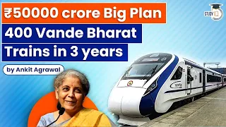 Indian Railways to introduce 400 Vande Bharat Express in 3 years | Current Affairs | IAS Latest News