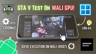 GTA V - WINLATOR PC Emulator Android Test On ARM Mali GPU! [Root]