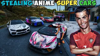 Stealing Anime Super Cars With Cristiano Ronaldo In Gta 5!