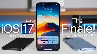 iOS 17 Public Beta 8 - The Finale! - Review, Bugs & Battery