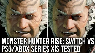 Monster Hunter Rise -  PS5 vs Xbox Series X/S - PC-Style Graphics Options! - DF Tech Review