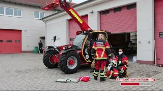 Bewerbungsvideo Feuerwehr Weihnachtsmann 2021 Ludwigsfelde