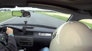 Kanjo Race @ HEM#5 Honda Civic EG9 B18C 大阪ＪＤＭ onboard with BJ racing ED7 and ED9