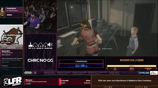 Resident Evil 2 (2019) en 54:27 (Claire A) & en 8:13 (4th survivor) [SGDQ19]