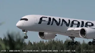 Plane spotting Helsinki [EFHK] | Ep. 1 | A359 Heavy Arrivals | Runway 22L