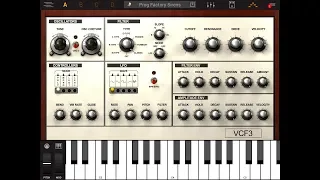 SYNTRONIK for iOS - The VCF3 Instrument - Full Demo for the iPad