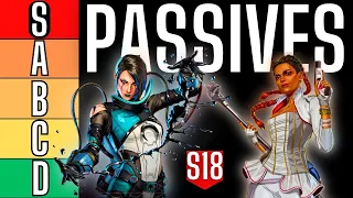 THE BEST AND WORST PASSIVE ABILITIES IN APEX LEGENDS... (season18 tier-list)