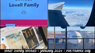 Walt Disney World | Day 1 | Pre Travel & Travel Day | Disney's All Star Music Resort | January 2024