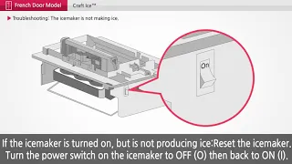 [LG Refrigerators] Resetting An Icemaker That Is Not Making Ice