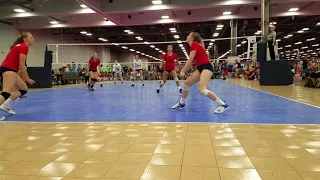 NFVB 15 Navy vs Summit 14 Blue elite June 2018 set 1