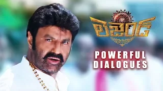 Balakrishna Powerful Dialogues - Amma Dialogue - Legend Movie | Telugu Dialogues