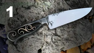 Forging a Knife with an Integral Handle PART 1