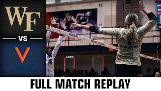 Wake Forest vs. Virginia Full Match | 2022 ACC Volleyball