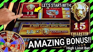 ⚠️Amazing 15 Gold Heads & Back to Back Bonus Jackpots  Buffalo Gold Revolution