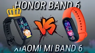 Сравнение Xiaomi mi Band 6 vs HONOR Band 6 / Выбираем лучший фитнес браслет 2021 года