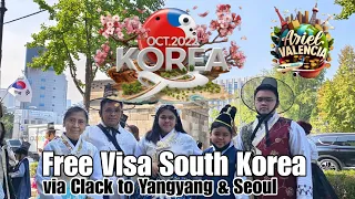 Free Visa South Korea? Yes!!! Clark to Yangyang & Seoul 5 days Tour Sept 29 to Oct 3 2022 Full Board