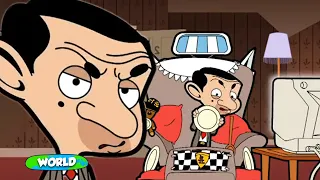 Mr Bean's Race Car Chair! | Mr Bean Animated Cartoons | Mr Bean World