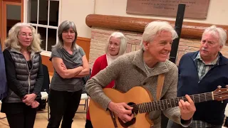 Hard song but it's coming together! West Marin Choir rehearses the Beatles' Because