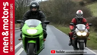 Kawasaki ZX9R vs Honda Fireblade Comparison (1998)