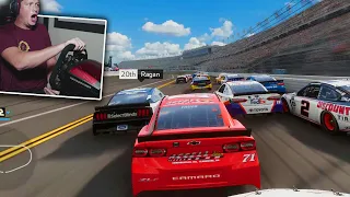 NASCAR Heat 4 Gameplay with a Wheel!