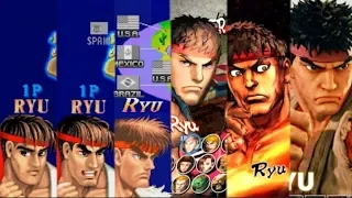 Evolution of Street Fighter Select Screen & VS (1991 to 2018)