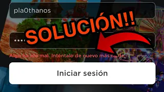 SOLUCIÓN! Algo ah ido mal. intenta de nuevo más tarde roblox