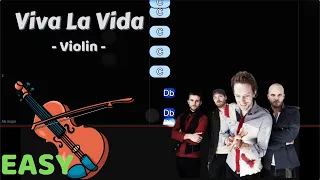How to play Viva La Vida on violin - EASY violin tutorial - Tunes With TIna