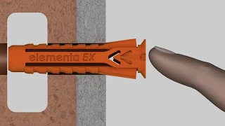 Универсальный нейлоновый дюбель Elementa EX