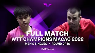 FULL MATCH | Tomislav PUCAR vs LIN Yun-Ju | MS R16 | WTT Champions Macao 2022