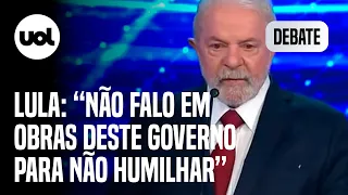 Lula no debate: Derrubaram Dilma por pedalada e não se derruba Bolsonaro por motociata