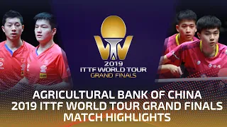 Fan Zhendong/Xu Xin vs Lin Yun-Ju/Liao C-T. | 2019 ITTF World Tour Grand Finals Highlights (Final)