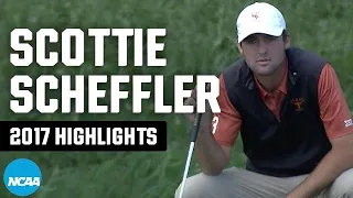 Scottie Scheffler highlights from the 2017 NCAA golf championships