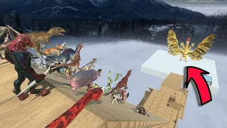 King Ghidorah Challenge | Deadly Kozarog Bridge - Animal Revolt Battle Simulator