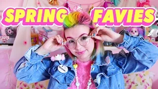 ♡ SPRING FAVIES 2017 | Rainbow Hair, Retro Glasses, & More! ♡