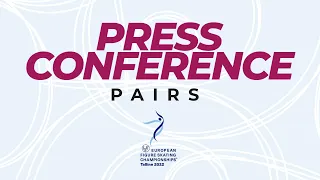 Small Medals & Press Conference | Pairs Free Skating | ISU European Figure Skating Champs 2022