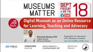 Digital Museum as an Online Resource for Learning, Teaching and Advocacy