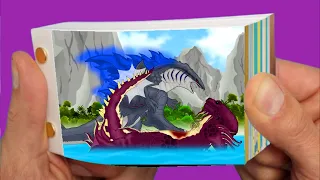 Shark Godzilla vs Octo Godzilla Flipbook