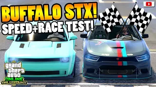 🏁😍BESTES Muscle Car in GTA Online!🏁😍 BUFFALO STX Speed + Race Test! GTA 5 Online THE CONTRACT Update