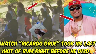 BREAKING VID30 RELEA$ED OF RICARDO DRUE LAST M0MENTS AND FINAL W0RDS BEF0RE HE SUDDENLY PA$$ES AWAY