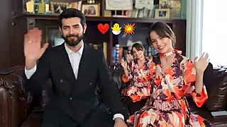 Barış Baktas and Yağmur Yüksel ❤️🐣💥 exclusive interview [ röportaj ] Kan Çiçekleri |Dilbar | yağbar