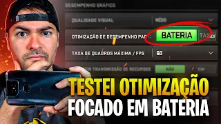 Warzone Mobile OTIMIZADO por BATERIA FUNCIONA...?