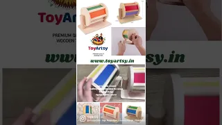 Wooden Spinning Drum, Premium baby toys, kids toy collection, early educational toy, toddler toys