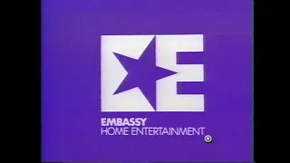 Embassy Home Entertainment Video Logo - VHS