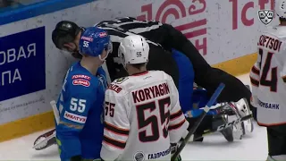 KHL Fight: Dietz VS Lazarev