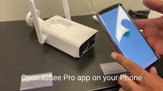 WiFi Solar Camera icsee pro App