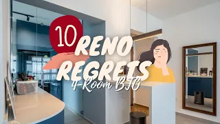 Top 10 Renovation Regrets (with tips!) 🤦🏻‍♀️🏠 Ep 21 | House Tour | Singapore HDB 4-Room BTO