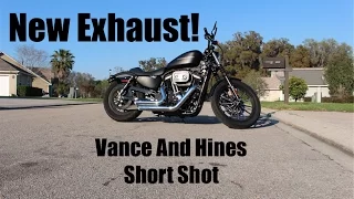 Harley Davidson Iron 883 | Vance And Hines Short Shot | Exhaust