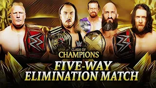 FULL MATCH: Lesnar vs Dunne vs Bryan vs Ciampa vs Murphy | WWE Clash of Champions (WWE 2K19)