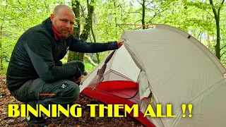 "Ditching my single wall tents!? here's why.."